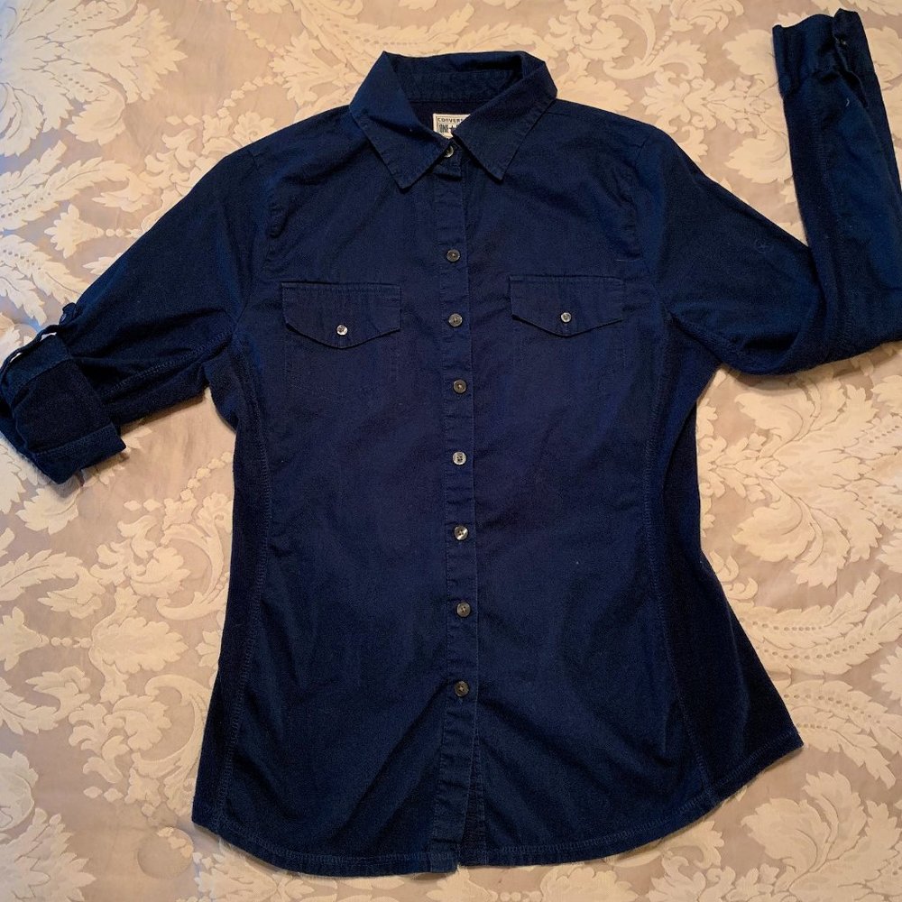 Converse One Star Button-Down Shirt, M